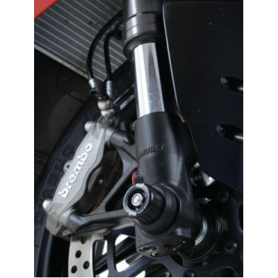 Capace de protecție pentru os R&G RACING protecție furcă neagră Ducati Panigale 1299