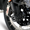 Capace de protecție R&G RACING pentru furci - Negru BMW R1300GS 24-26