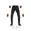 Jeans moto PANDO MOTO MARK BLACK AAA Cordura® și Balistex® Jeans moto PANDO MOTO MARK BLACK AAA Cordura® și Balistex® thumb
