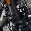 Capace de protecție R&G RACING pentru furci - Negru Triumph Speed Twin 1200 thumb