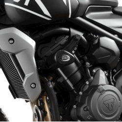Capace de protecție R&G RACING Aero Crash Protectors - Negru Triumph Trident 660 21-26 Capace de protecție R&G RACING Aero Crash Protectors - Negru Triumph Trident 660 21-26