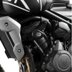 Capace de protecție R&G RACING Aero - Alb Triumph Trident 660 21-26