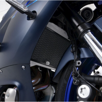 Protector radiator R&G RACING Radiator Guard Black AL - Yamaha R7
