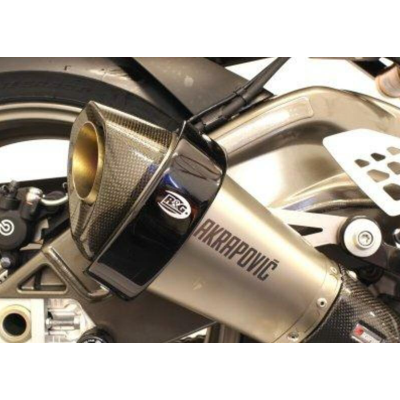 Protector pentru generația R&G RACING Exhaust Guard Black Akrapovic Hexagonal Muffler