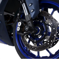 Capace de protecție R&G RACING pentru furci - Negru Yamaha R7