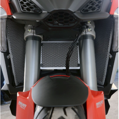 Protector radiator R&G RACING Radiator Guard Red - Ducati Multistrada V4S