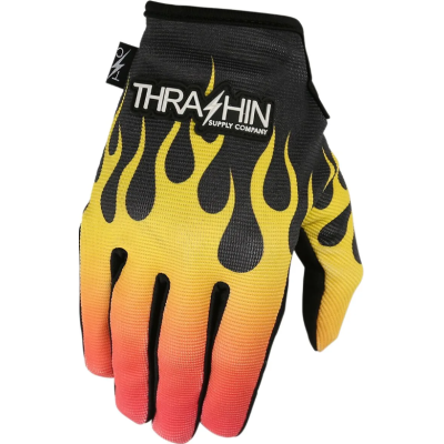 Mănuși moto THRASHIN STEALTH FLAME