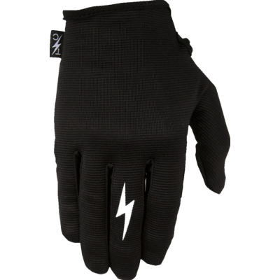 Mănuși moto THRASHIN STEALTH LEATHER PALM BLACK