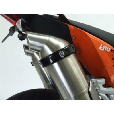 Protector pentru generația R&G RACING Exhaust Guard Oval Muffler Black