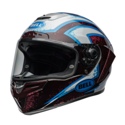 Casca moto BELL Race Star DLX Flex - Xenon Gloss Red/Silver Casca moto BELL Race Star DLX Flex - Xenon Gloss Red/Silver