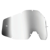 Placă pentru ochelari de motocross FMF PowerBomb/PowerCore Goggle ANTI FOG SILVER MIRROR