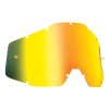 Placă pentru ochelari de motocross FMF PowerBomb/PowerCore Goggle ANTI FOG GOLD MIRROR SMOKE