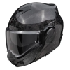 Casca modulară SCORPION Exo-Tech Evo Carbon ONYX BLACK