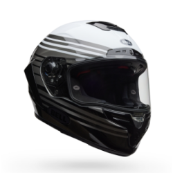 Casca moto BELL Race Star DLX Flex - Dash Gloss White/Black Casca moto BELL Race Star DLX Flex - Dash Gloss White/Black