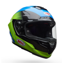 Casca moto BELL Race Star DLX Flex - Corsa Blue/Flo Casca moto BELL Race Star DLX Flex - Corsa Blue/Flo