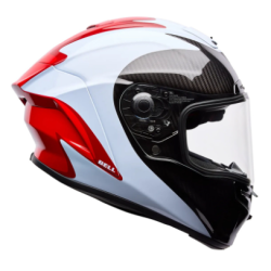 Casca moto BELL Race Star DLX Flex - Fluid Red/White