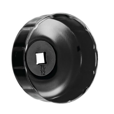 Cupa pentru desfăcerea filtrului de ulei Ø 76 mm cu 12 dinți Cupa pentru desfăcerea filtrului de ulei Ø 76 mm cu 12 dinți