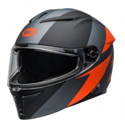 Мото каска BELL Lithium Mips - Shear Gloss Gray/Blue