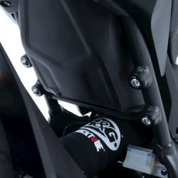 Placă R&G RACING Footrest Blanking Plate Neagră Honda CBR125R