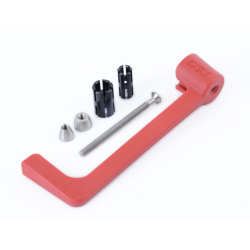 Protecții pentru ghidon R&G RACING Moulded Lever Guard - ROȘU Aprilia RS660 20-24