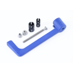 Protecții pentru ghidon R&G RACING Moulded Lever Guard - Albastru Kawasaki Ninja ZX-10R/RR 21-25