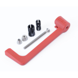 Protecții pentru ghidon R&G RACING Moulded Lever Guard - RED Kawasaki Ninja ZX-10R/RR 21-25 Protecții pentru ghidon R&G RACING Moulded Lever Guard - RED Kawasaki Ninja ZX-10R/RR 21-25