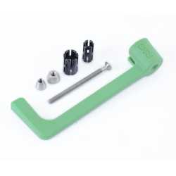 Protecții pentru ghidon R&G RACING Moulded Lever Guard - Verde Triumph Speed Triple 1200 RS 2025