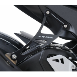 Kit suport pentru generare R&G RACING Rear Footrest Blanking Plate Kit Negru Kawasaki ZX-10R 11-19