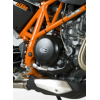 Protecție motor R&G RACING Capac de protecție pentru carter drept Negru KTM/Husqvarna 690/701