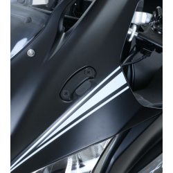 Placă pentru oglinzi R&G RACING Mirror Blanking Plate - Negru Kawasaki ZX-10R 16-25