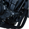 Capace de protecție R&G RACING Aero Crash Protectors - Negru Honda CMX500 Rebel (S) 17-24