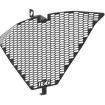 Protector pentru colectoare R&G RACING Pro Aluminium Downpipe Grille - Negru Kawasaki ZX6R 24-26 thumb