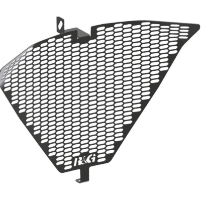 Protector pentru colectoare R&G RACING Pro Aluminium Downpipe Grille - Negru Kawasaki ZX6R 24-26