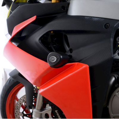 Capace de protecție R&G RACING Aero - Negru Aprilia RS660 20-26
