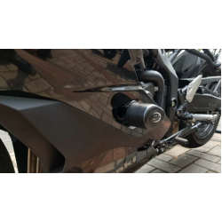 Tapi de protecție R&G RACING Aero Crash Protectors Negru Kawasaki ZX-4RR 23-26 Tapi de protecție R&G RACING Aero Crash Protectors Negru Kawasaki ZX-4RR 23-26