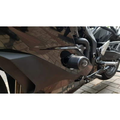 Tapi de protecție R&G RACING Aero Crash Protectors Negru Kawasaki ZX-4RR 23-26