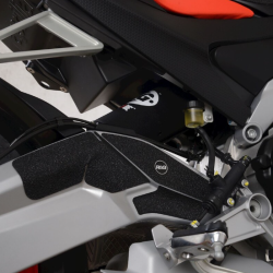 Set de protecții pentru botine R&G RACING Frame Boot Guard Set 3 Pieces - Negru Aprilia RS 660 20-25