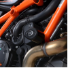 Tapi de protecție R&G RACING Aero Crash Protectors Black KTM 1290 Super Duke R 20-23