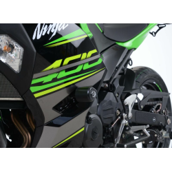 Capace de protecție R&G RACING Aero Crash Protectors Alb Kawasaki Ninja 400/Z400