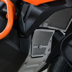 Protector pentru colectoare R&G RACING Grilă din aluminiu pentru țeavă de evacuare - KTM 790 Adventure 19-20