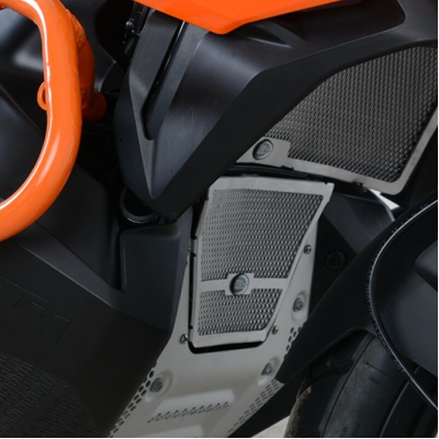 Protector pentru colectoare R&G RACING Grilă din aluminiu pentru țeavă de evacuare - KTM 790 Adventure 19-20