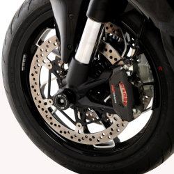 Capace de protecție pentru os R&G RACING Fork Protectors Black Ducati Diavel V4 23-26