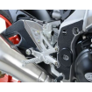 Set de protecții pentru botine R&G RACING Frame/Swingarm Boot Guard Set 5 Piese Negru Aprilia thumb