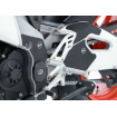 Set de protecții pentru botine R&G RACING Frame/Swingarm Boot Guard Set 5 Piese Negru Aprilia thumb