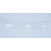 Protecție din sticlă pentru far R&G RACING Headlight Shield Translucent Triumph Daytona 675 13-17