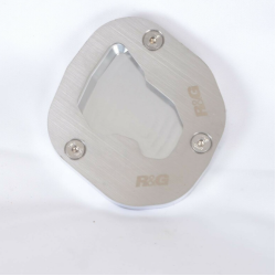 Adaptor pentru suport lateral R&G RACING Kickstand Shoe Silver Yamaha Tenere 700 19-24