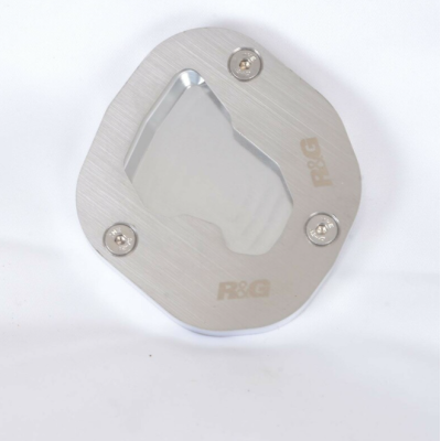 Adaptor pentru suport lateral R&G RACING Kickstand Shoe Silver Yamaha Tenere 700 19-24 Adaptor pentru suport lateral R&G RACING Kickstand Shoe Silver Yamaha Tenere 700 19-24