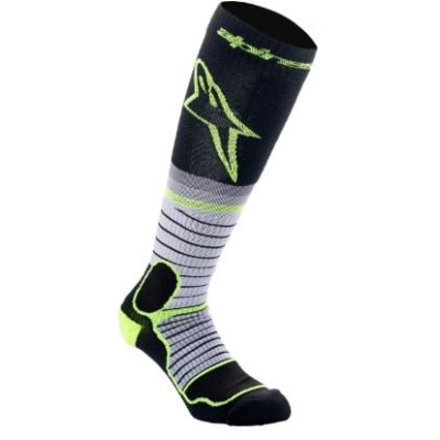 Sosete motocross ALPINESTARS SOCK MX PRO BLK/GY/YLW