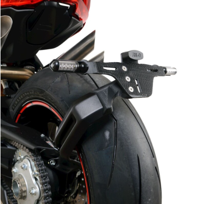 Suport pentru număr R&G RACING License Plate Bracket Black - MV Agusta Brutale 1000RR 20-24 / Superveloce 800 20-24