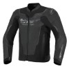 Jachetă din piele ALPINESTARS GP FORCE V2 BLACK/BLACK